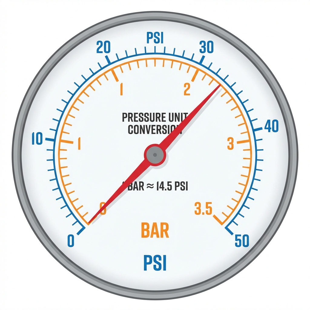 Pressure Gauge: PSI vs Bar